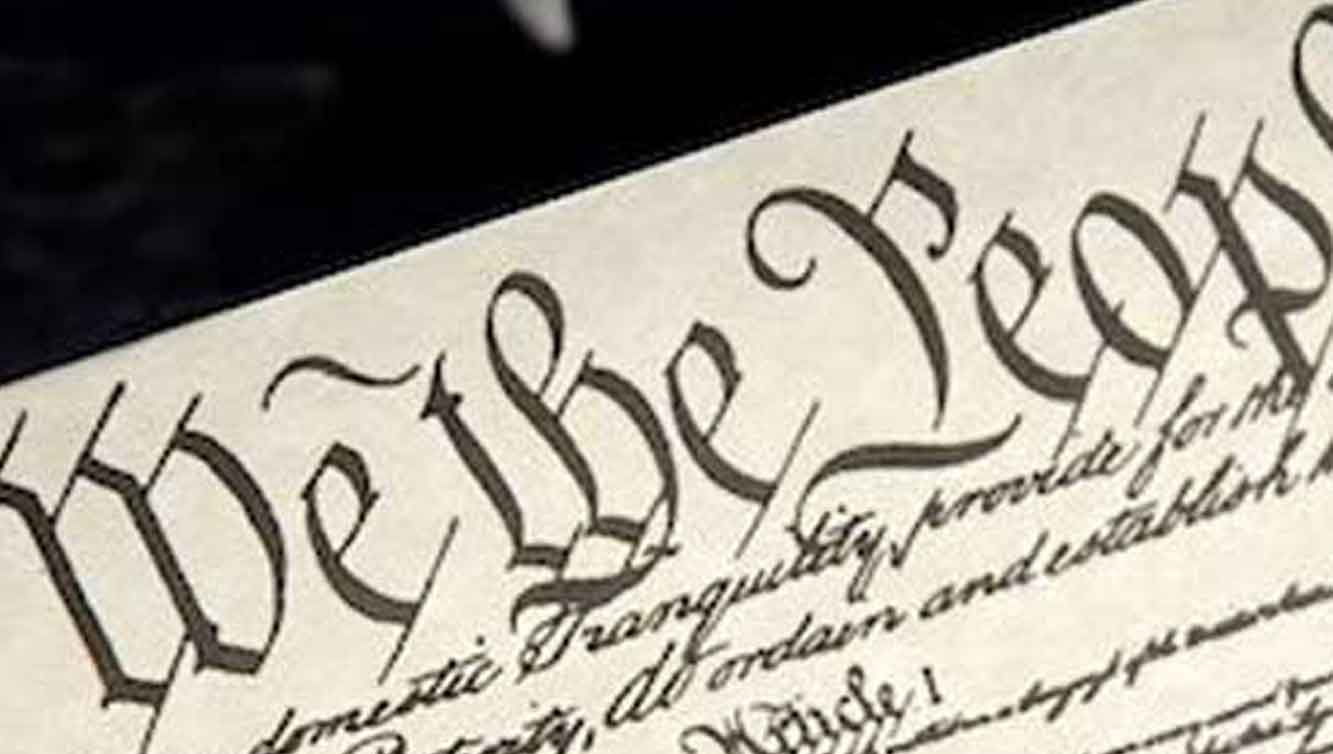 Legal Marketing NJ - photo of the Constitution's title, "We the People"